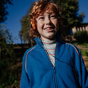 Зип-кофта Gingersnaps "Victor Blue", синяя